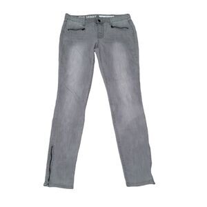 DKNY Jeans Light-gray with Zipper Details 6